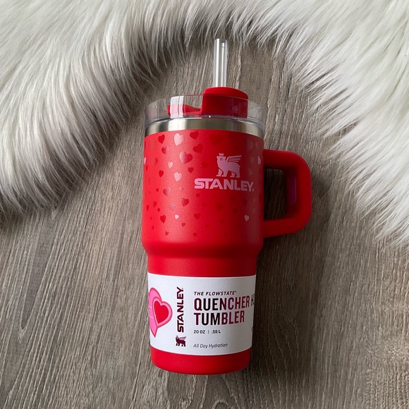 Stanley Other - 💗 STANLEY 20oz Valentines Day Ruby Hearts Quencher Tumbler